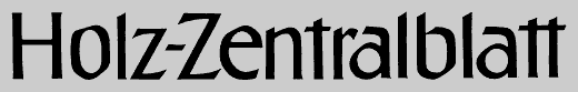 HOLZZENTRALBLATT